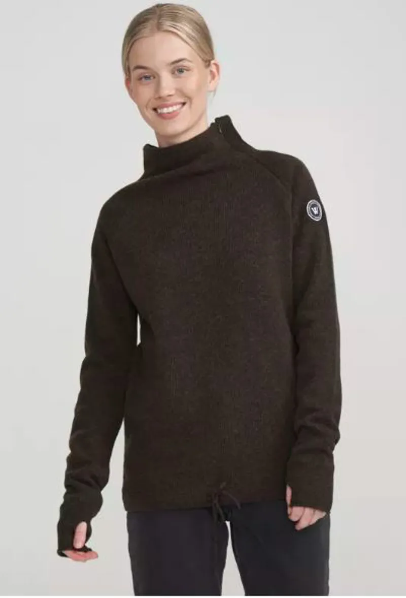 Holebrook Martina Windproof Jumper - Brown Melange